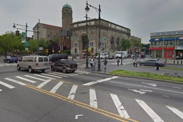 Eastern Parkway and Utica Ave, via Google Earth